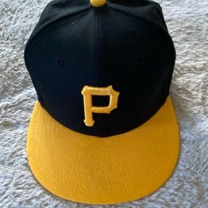 New Era Pittsburgh Pirates flat brim fitted hat